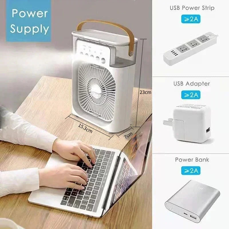 Portable Mini Air Cooler Humidifier